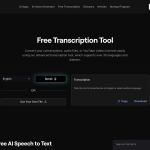 Deepgram’s Transcription Tool