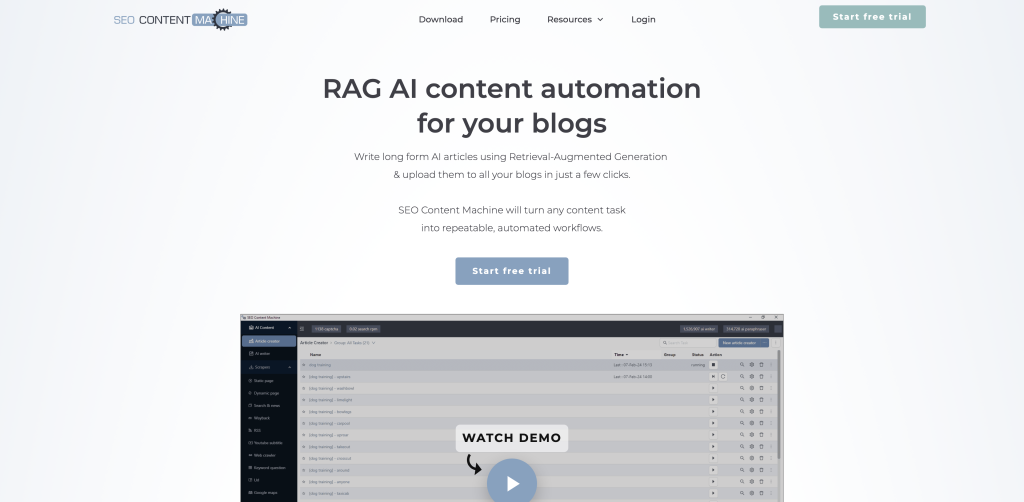 SEO Content Machine