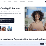 Vmake’s AI Video Enhancer